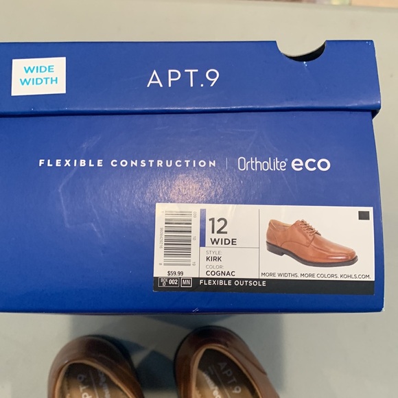 Apt. 9 Kirk lace up Oxford shoes size 12 wide. - Picture 4 of 12